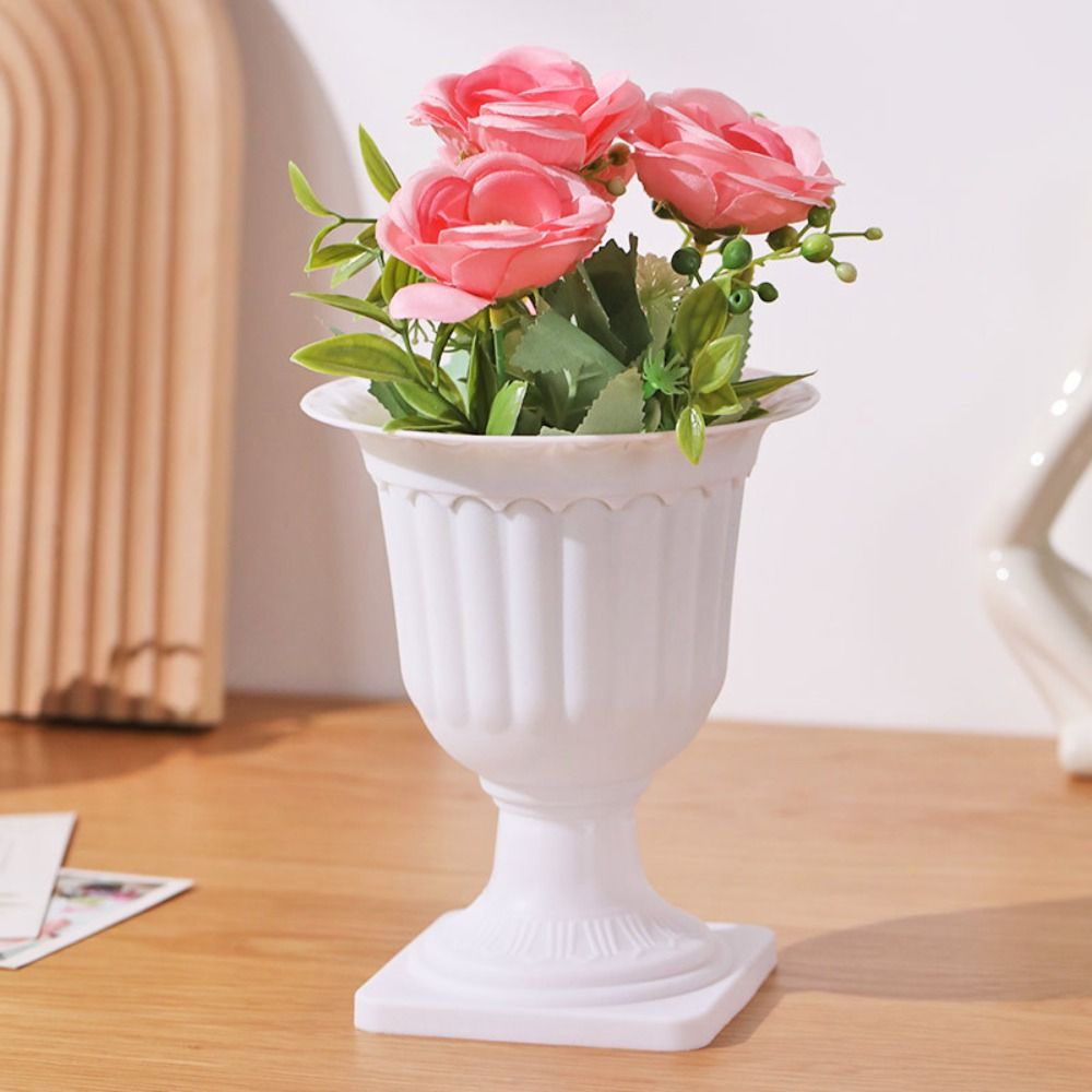 Mini Flowerpot Pedestal Style  - Echeveria Succulent ulasan dan harga