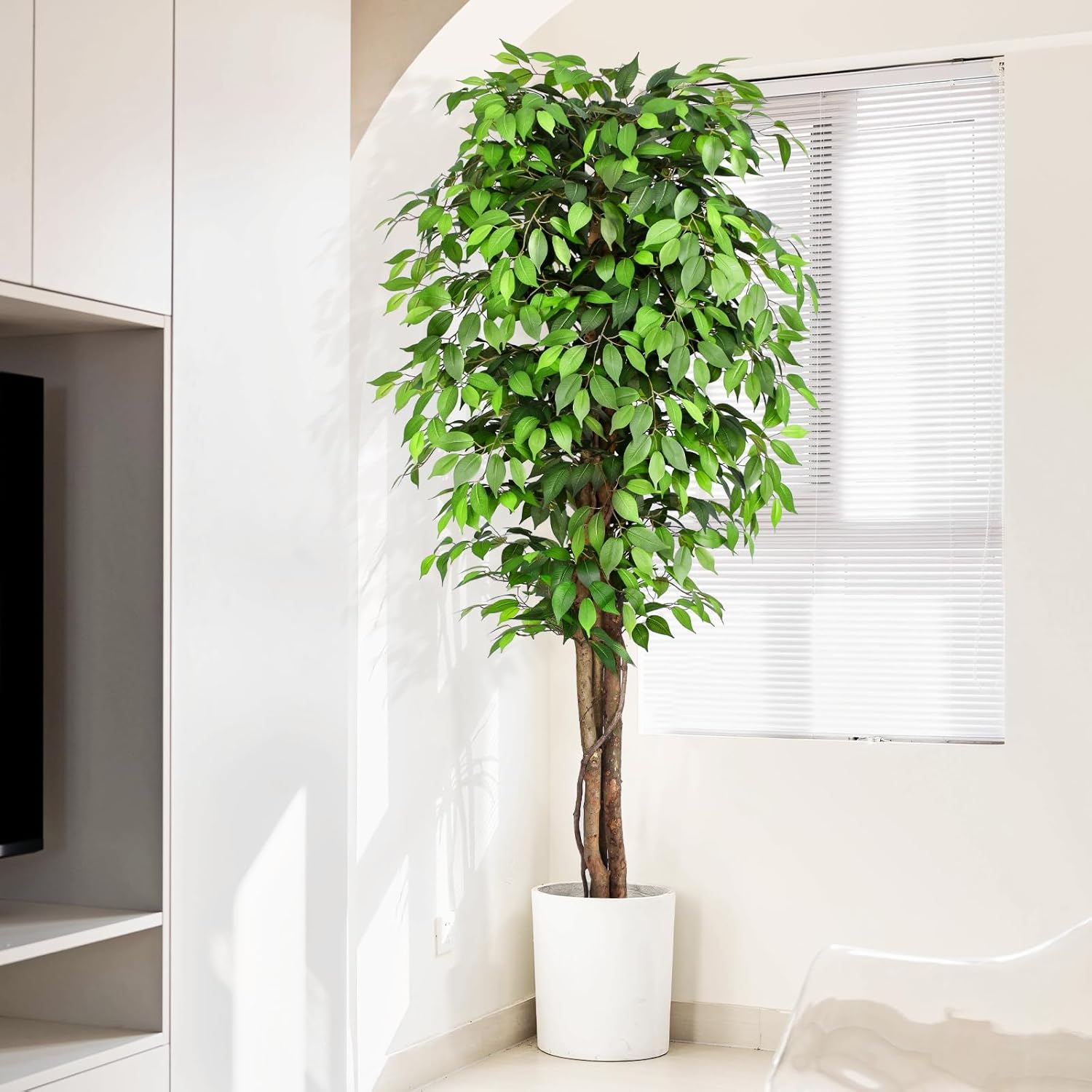 Lifelike Artificial Ficus Tree - Ficus Lyrata Tree ulasan dan harga